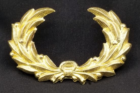 1872 brass wreath